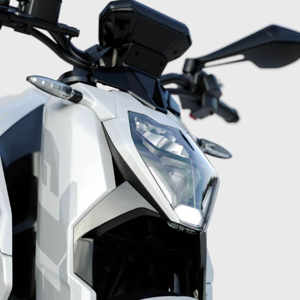 Ultraviolette F77 Superstreet - Available in Turbo Red, Afterburner Yellow, Cosmic black and Stellar white.