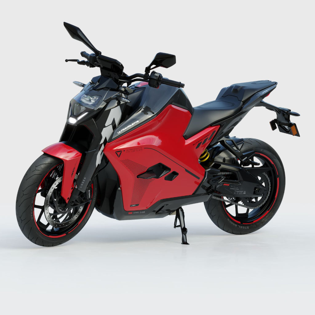 Ultraviolette F77 Superstreet - Available in Turbo Red, Afterburner Yellow, Cosmic black and Stellar white.