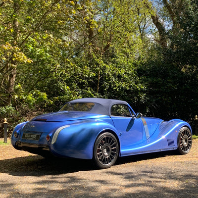 Morgan Mk5 Aero 8 - Topaz Blue Metallic with Ivory leather