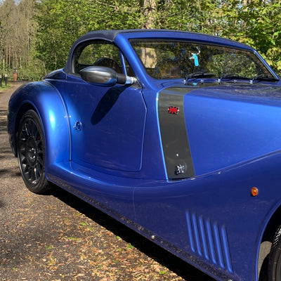 Morgan Mk5 Aero 8 - Topaz Blue Metallic with Ivory leather