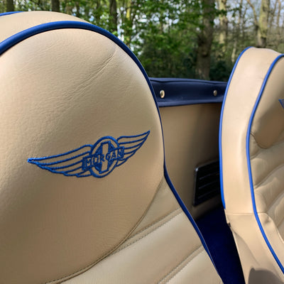 SOLD - Morgan Mk5 Aero 8 - Topaz Blue Metallic with Ivory leather