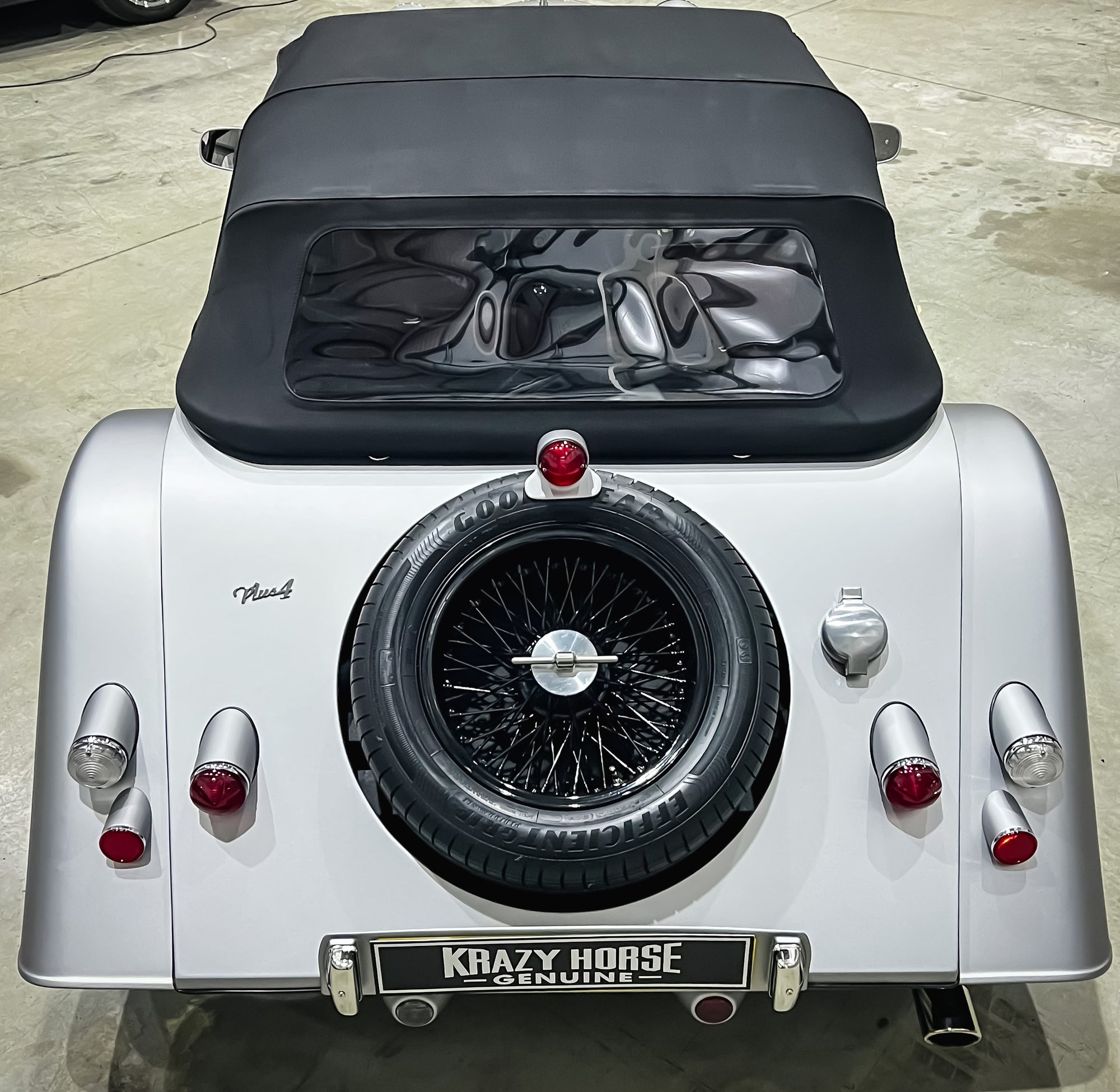 Morgan Plus 4 2.0 GDi 154BHP - Porsche GT Silver Frost finish