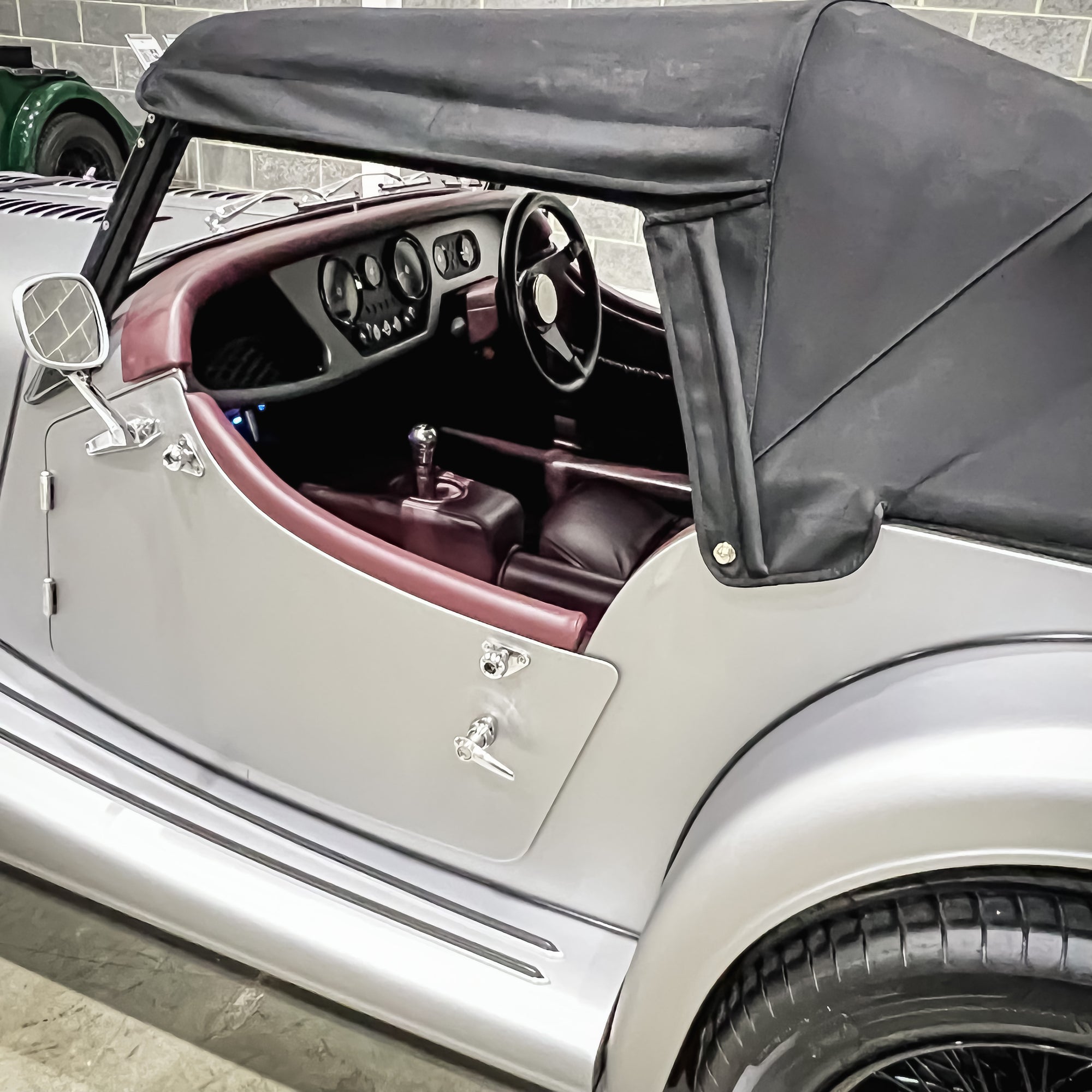 Morgan Plus 4 2.0 GDi 154BHP - Porsche GT Silver Frost finish