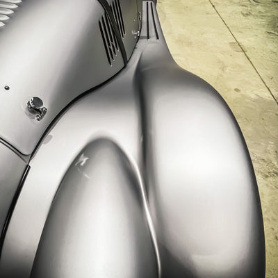 Morgan Plus 4 2.0 GDi 154BHP - Porsche GT Silver Frost finish