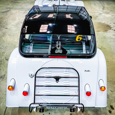 SOLD - Morgan Plus Six Touring 6 Cyl. 3.0 Twin Scroll Turbo - Chevron White Metallic