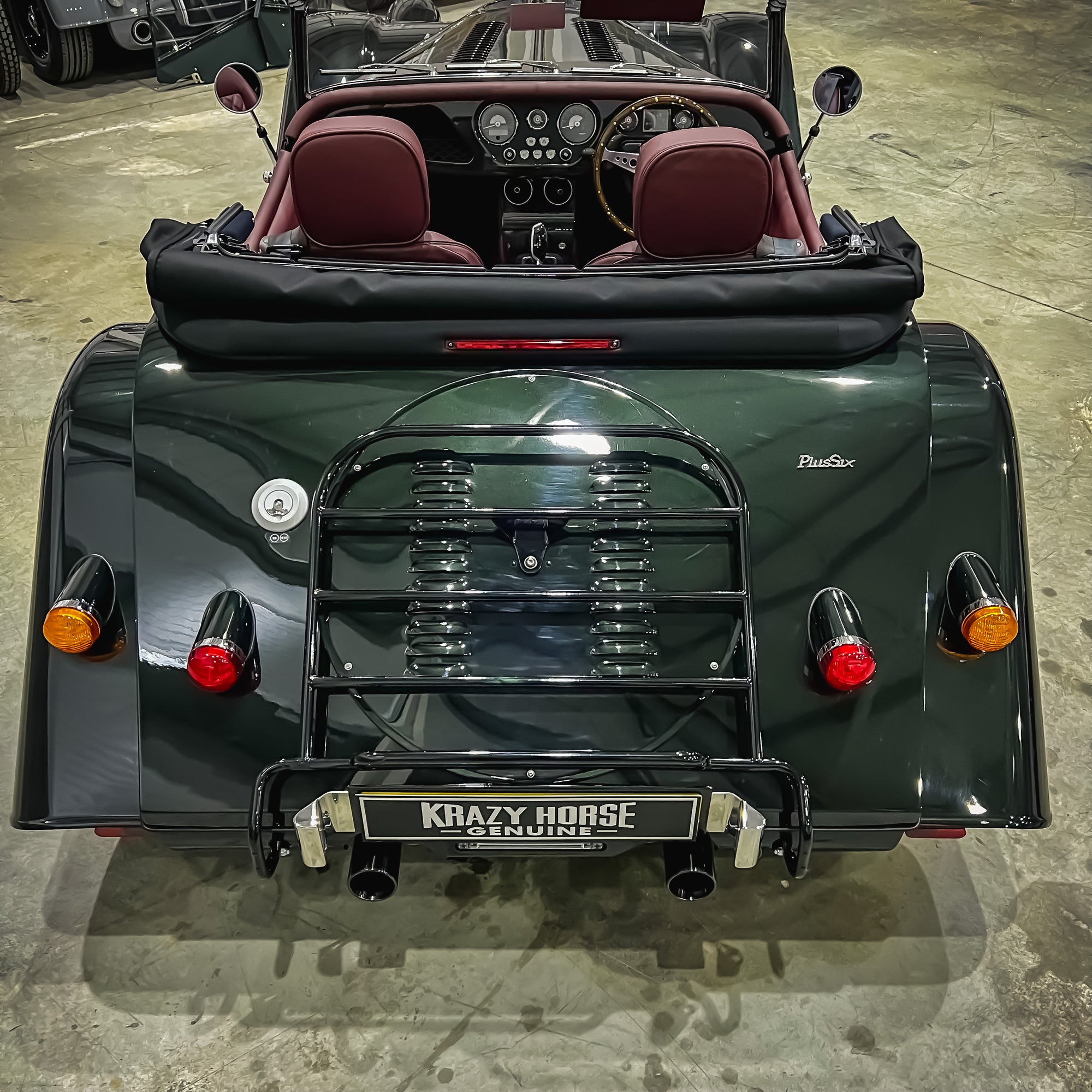Morgan Plus Six - Dark Emerald Green Metallic