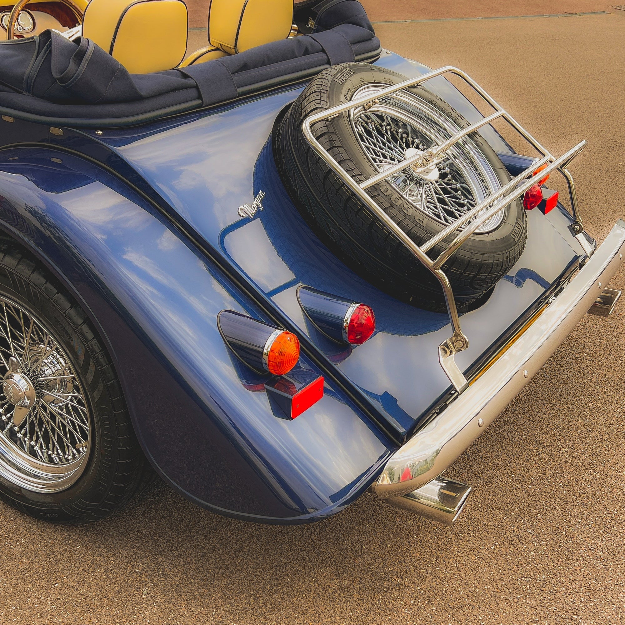 Morgan Plus 8 4.6 Ltr 220 BHP V8, SSL Front & Rear Suspension upgrade - Tour De France Blue
