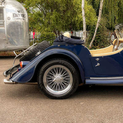 Morgan Plus 8 4.6 Ltr 220 BHP V8, SSL Front & Rear Suspension upgrade - Tour De France Blue