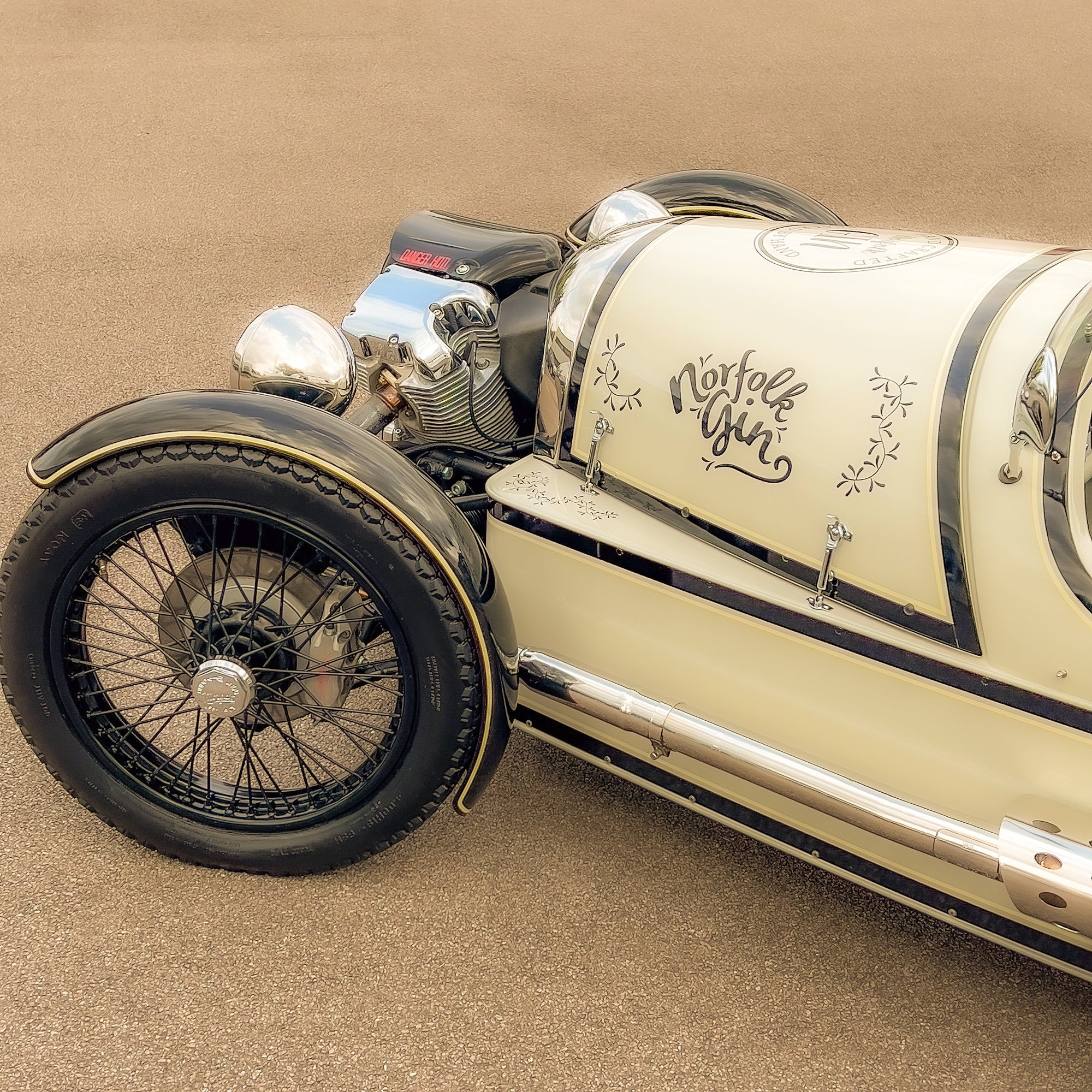 Morgan 3 Wheeler - Norfolk Gin White
