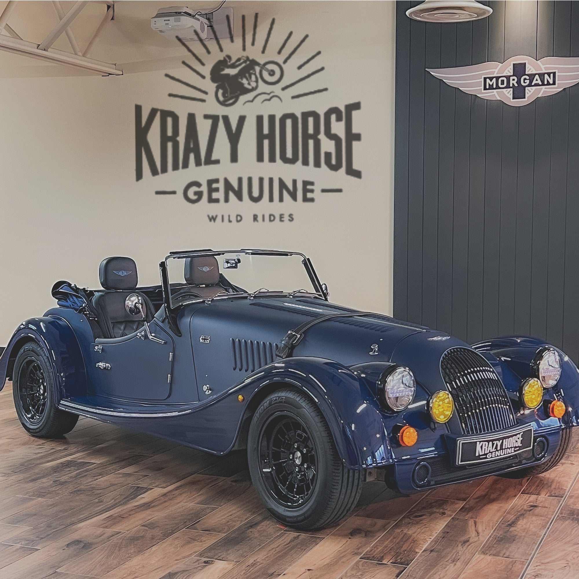 SOLD - Morgan Plus Four - Sports Blue