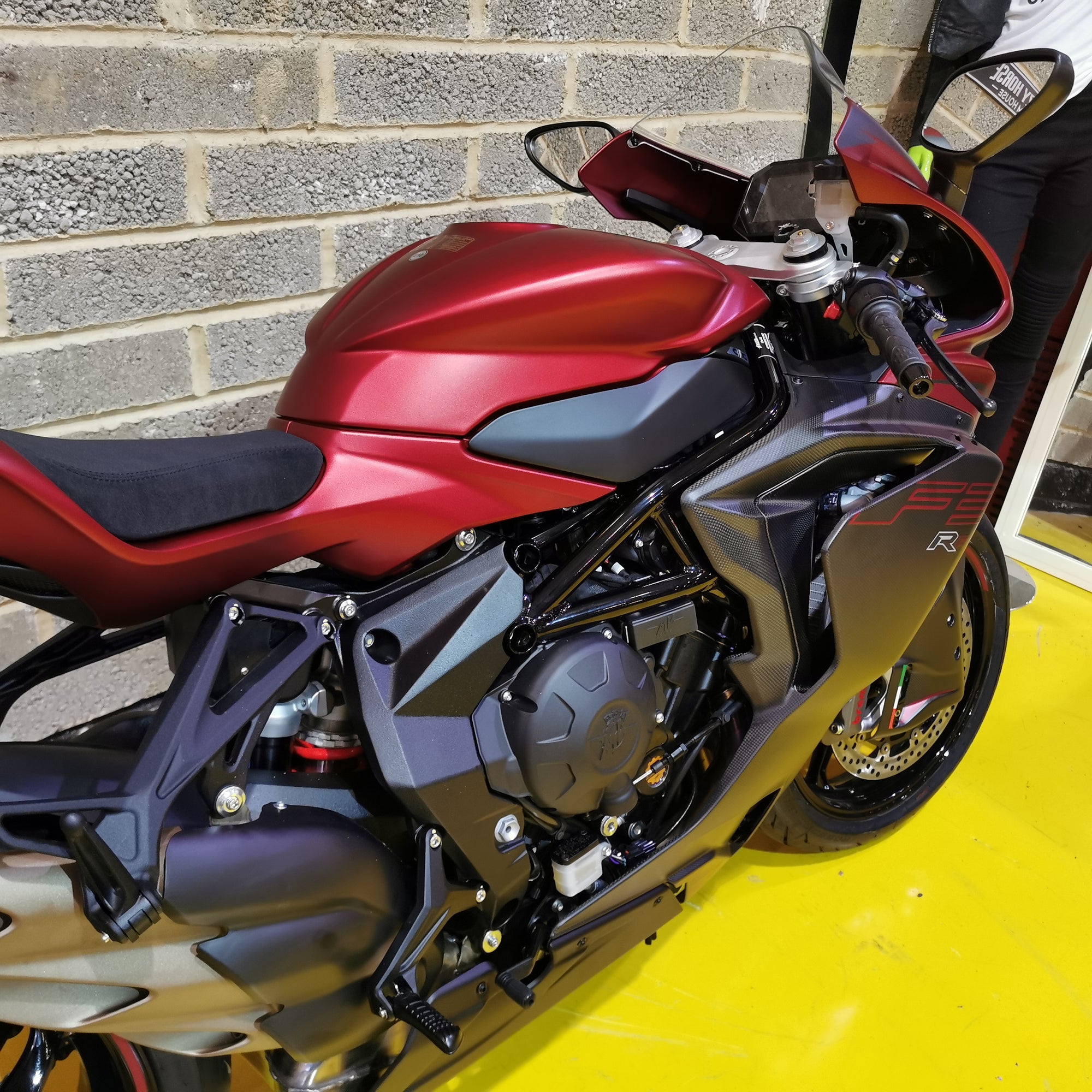 MV Agusta F3 800 RR - Matt Fire Red over Matt Dark Grey