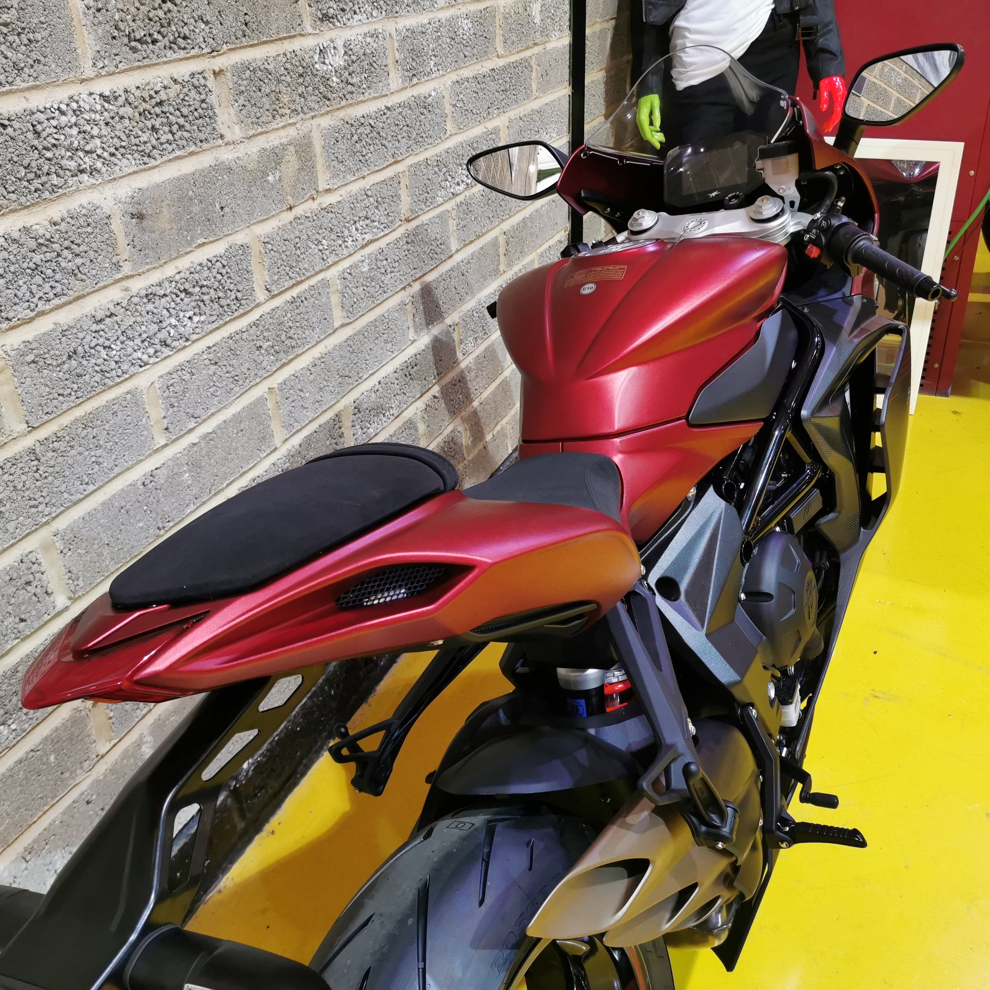 MV Agusta F3 800 RR - Matt Fire Red over Matt Dark Grey