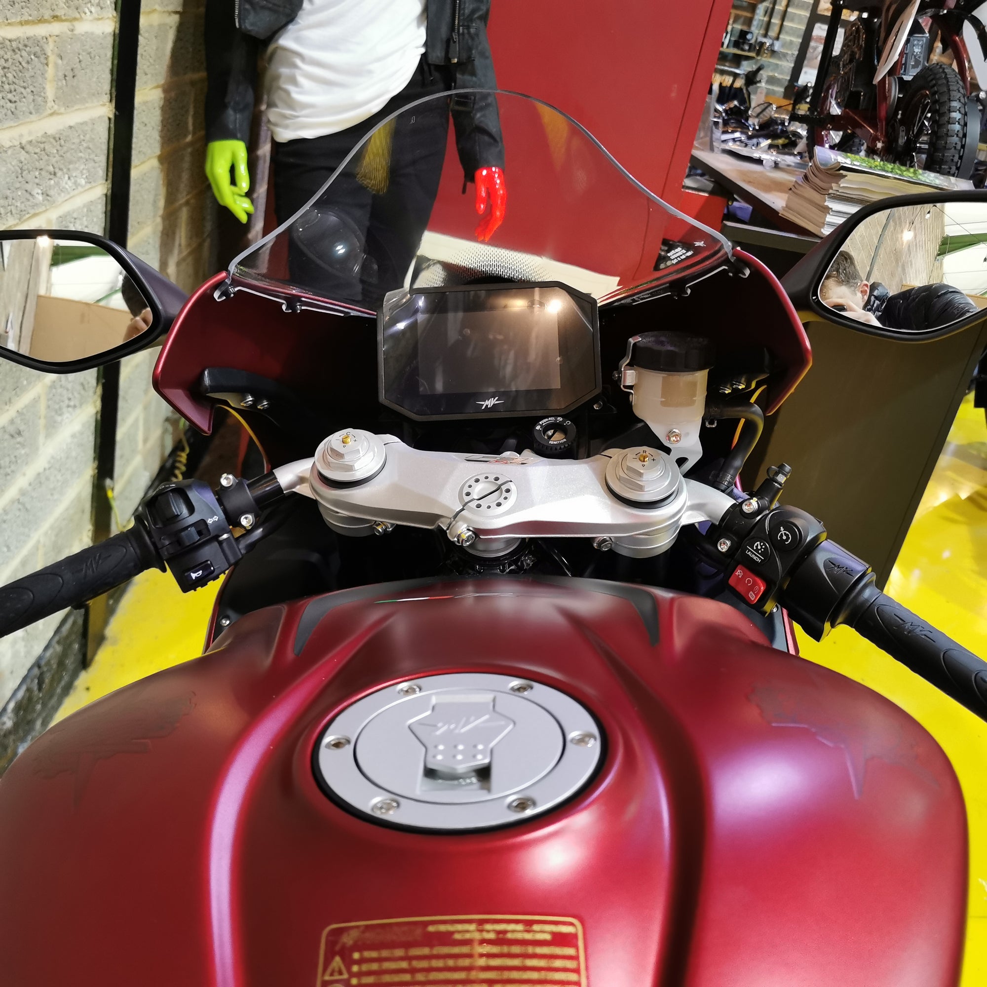 MV Agusta F3 800 RR - Matt Fire Red over Matt Dark Grey