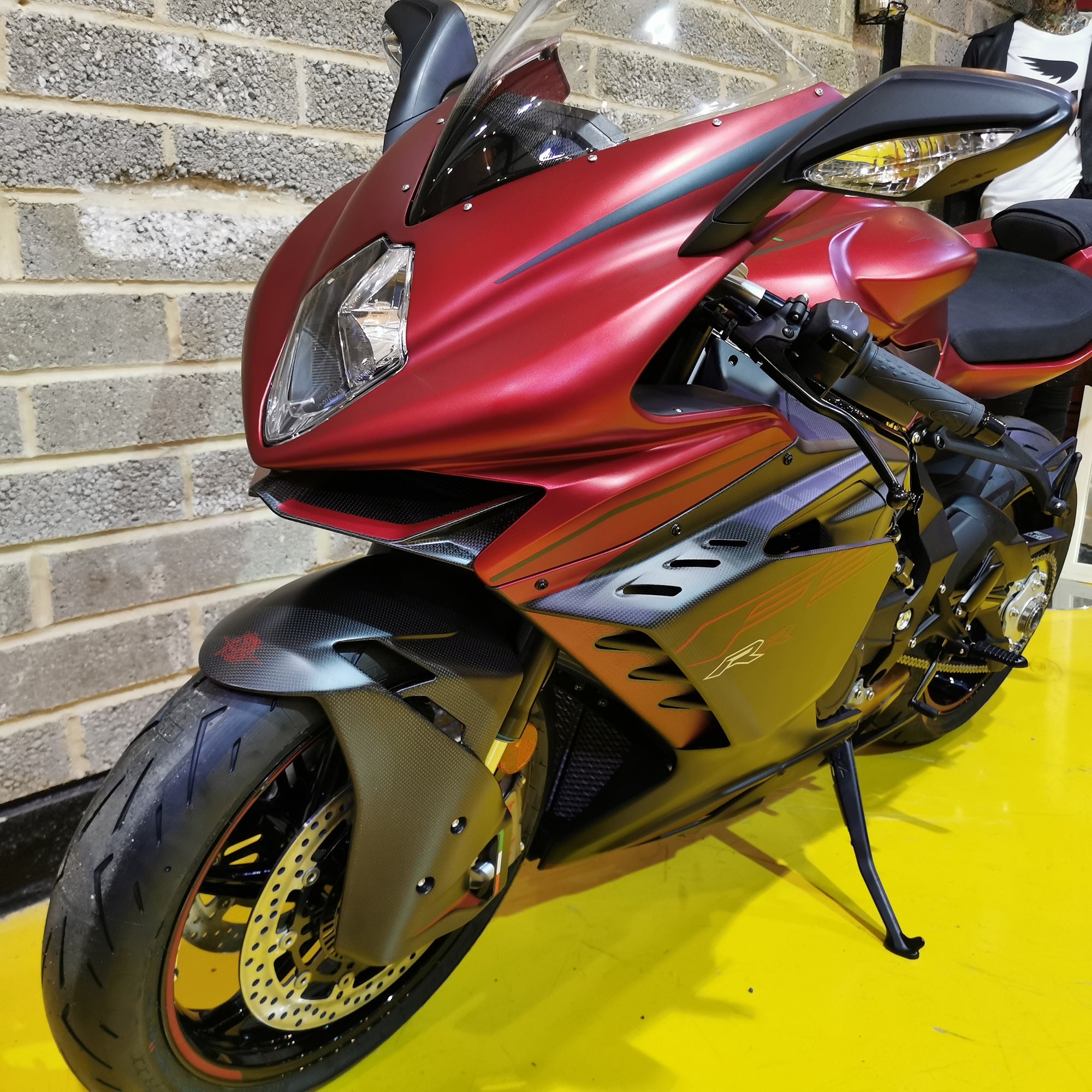 MV Agusta F3 800 RR - Matt Fire Red over Matt Dark Grey