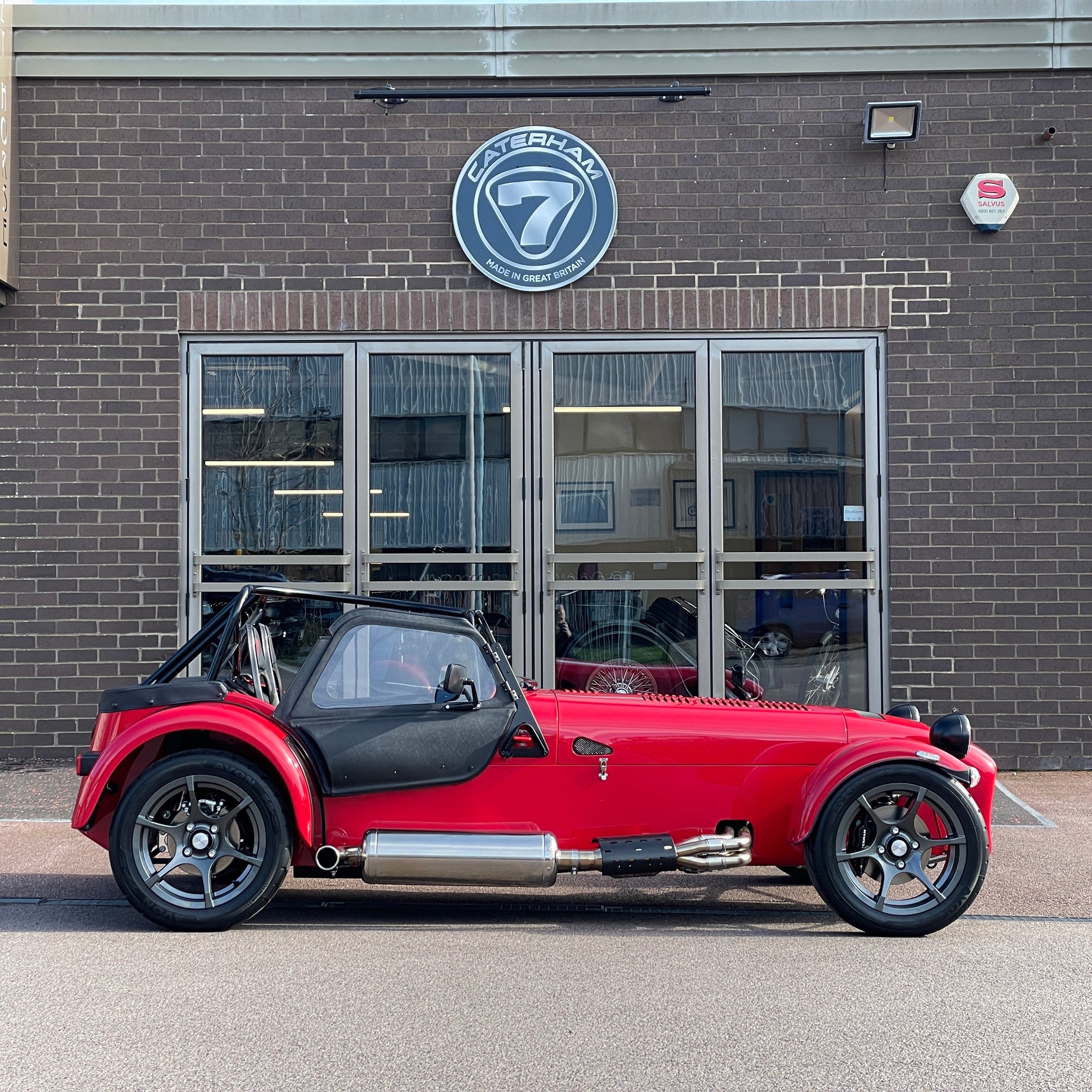 SOLD - BRAND NEW UNREGISTERED CATERHAM SEVEN 420R - EXOCET RED WITH BLACK