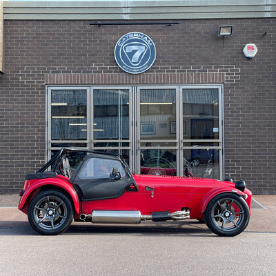 SOLD - BRAND NEW UNREGISTERED CATERHAM SEVEN 420R - EXOCET RED WITH BLACK