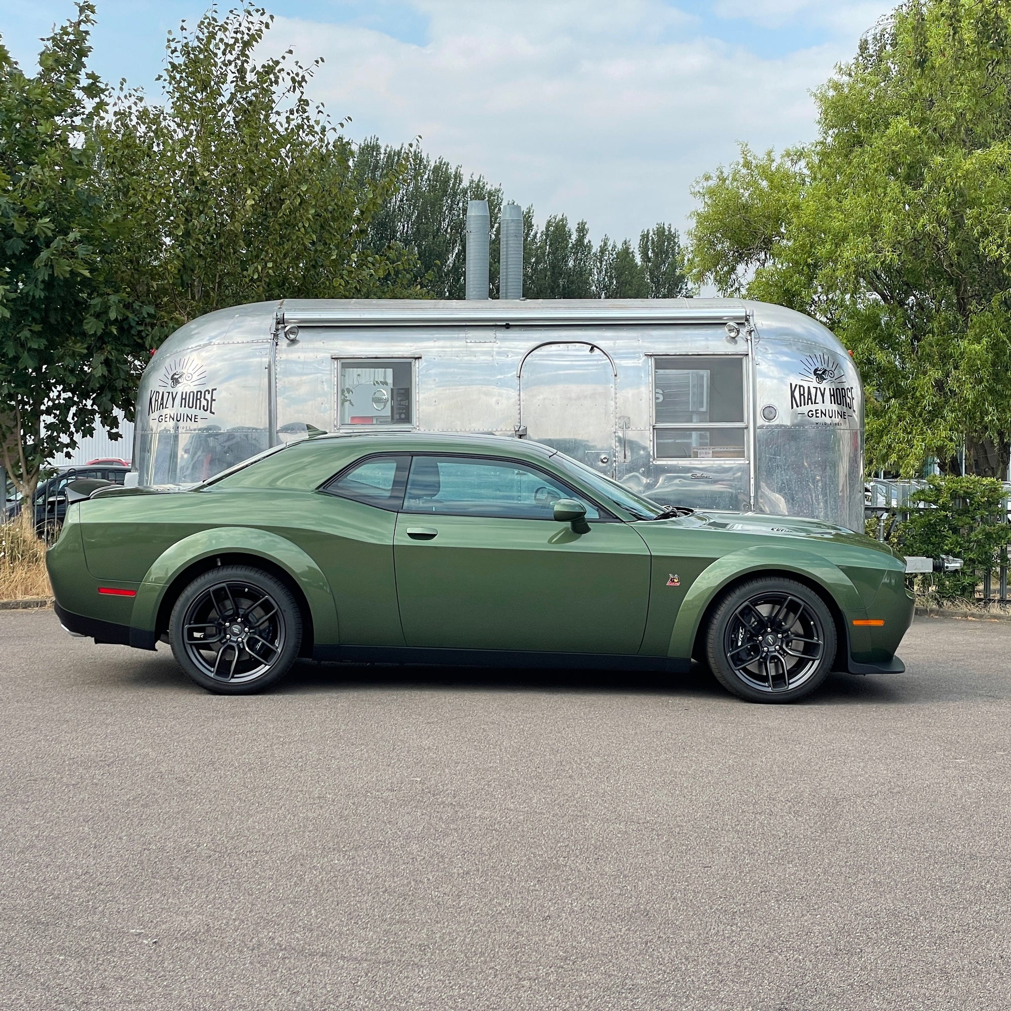 DODGE R/T SCAT PACK - F8 GREEN WITH BLACK