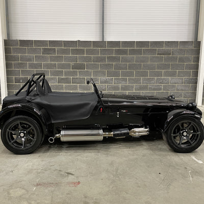 SOLD - CATERHAM SEVEN 420R LARGE CHASSIS - GRAVITY BLACK WITH BLACK