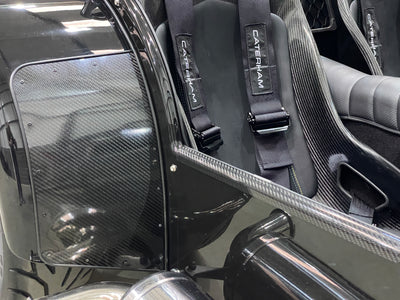 SOLD - CATERHAM SEVEN 420R LARGE CHASSIS - GRAVITY BLACK WITH BLACK