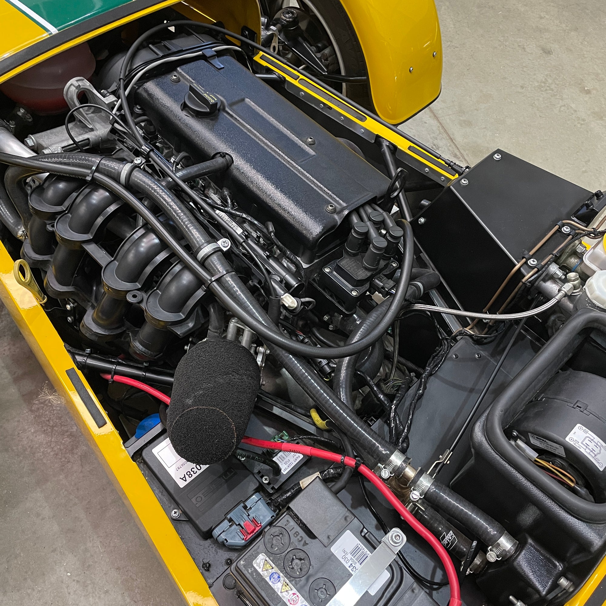 CATERHAM SEVEN ROADSPORT 125 STANDARD CHASSIS - YELLOW WITH BLACK LEATHER