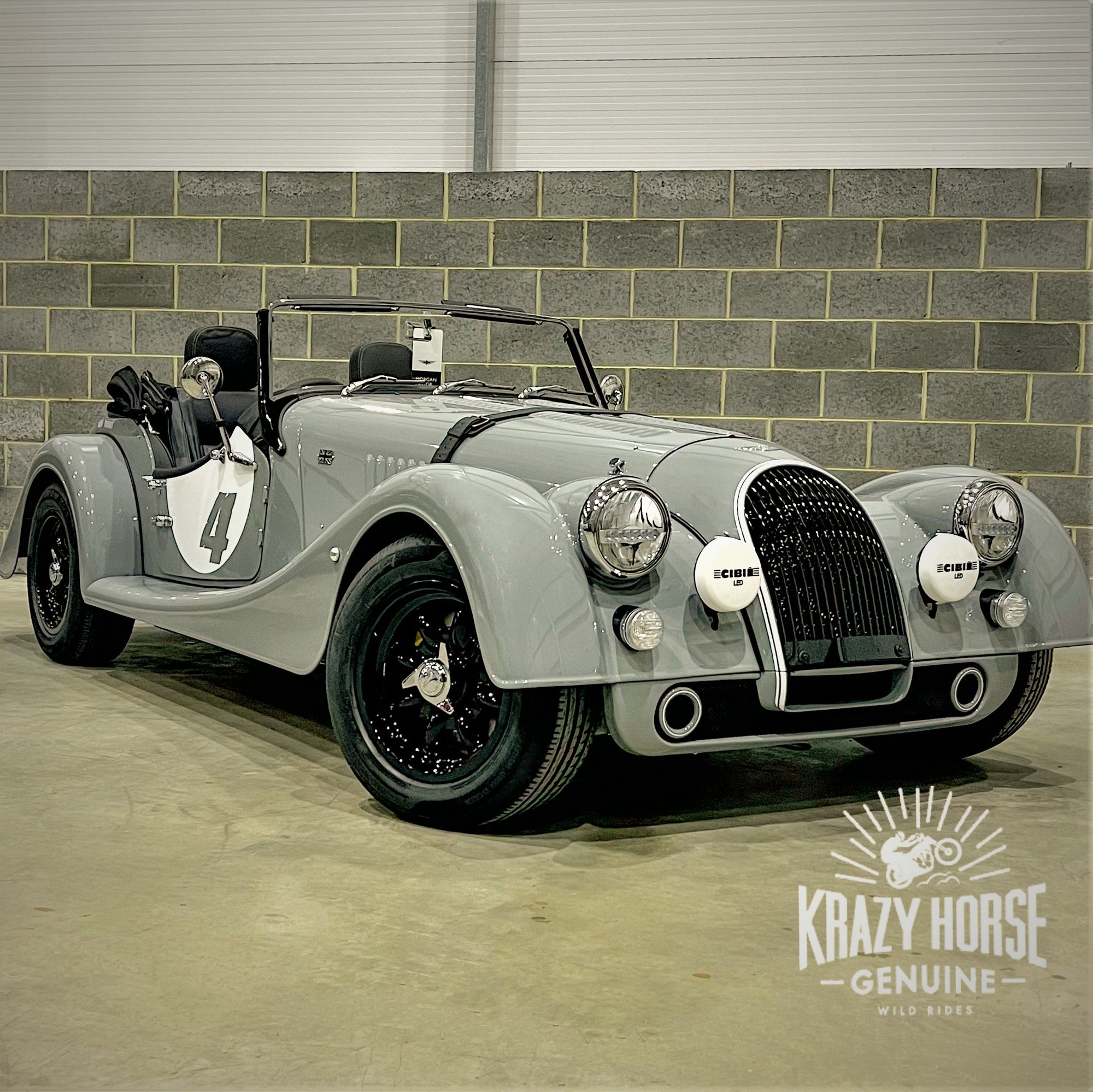 Morgan Plus Four Manual - Dove Grey - A Completely Unique One Off Creation By Krazy Horse Morgan