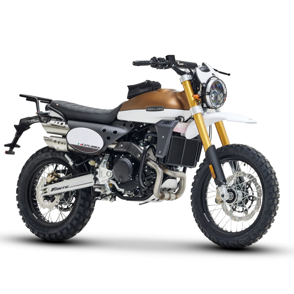2022 Fantic Caballero 500 Rally Explorer - White and Bronze