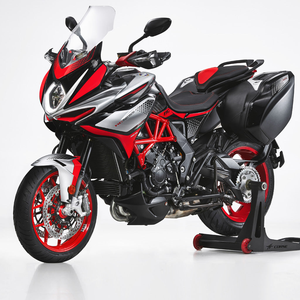 2021 MV Agusta Turismo Veloce Lusso SCS RC Ago Silver Glossy Black/Ago Red