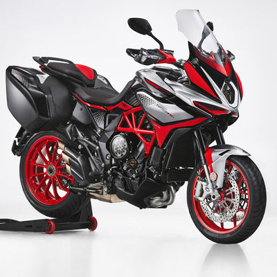 2021 MV Agusta Turismo Veloce Lusso SCS RC Ago Silver Glossy Black/Ago Red