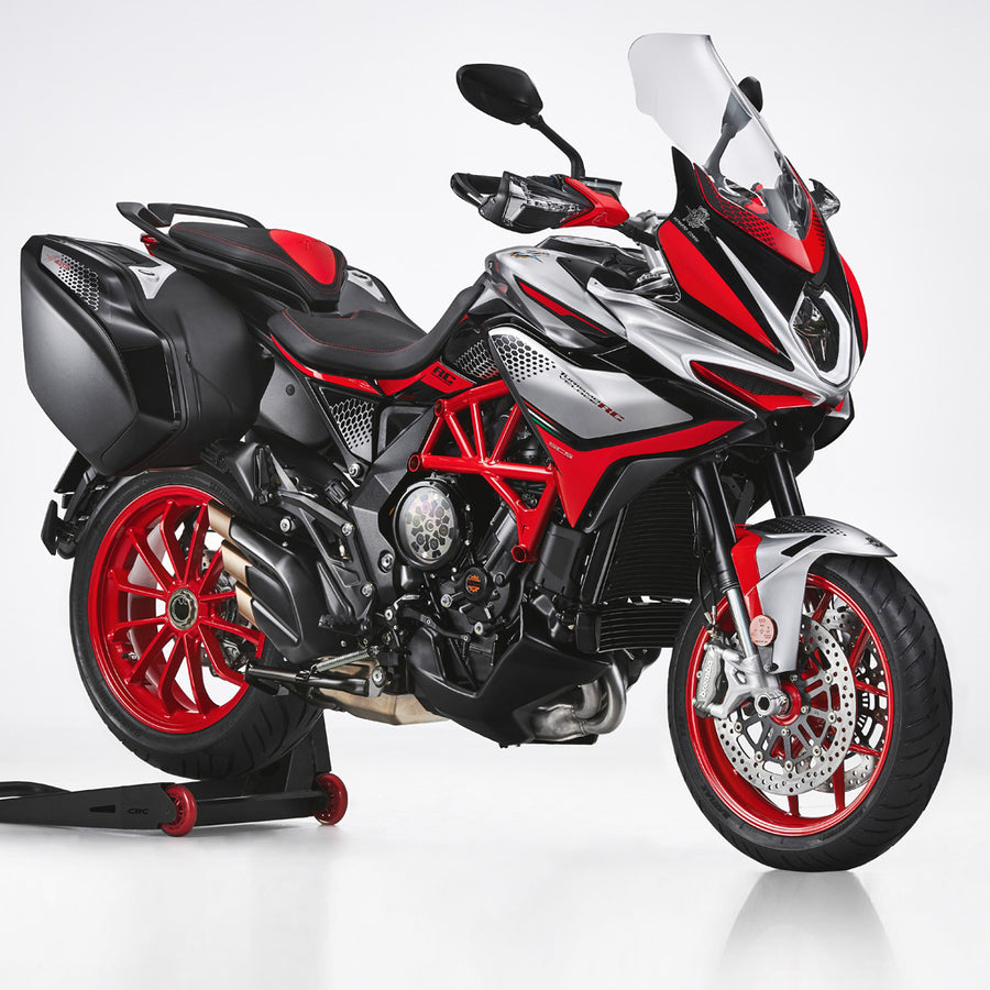 2021 MV Agusta Turismo Veloce Lusso SCS RC Ago Silver Glossy Black/Ago Red