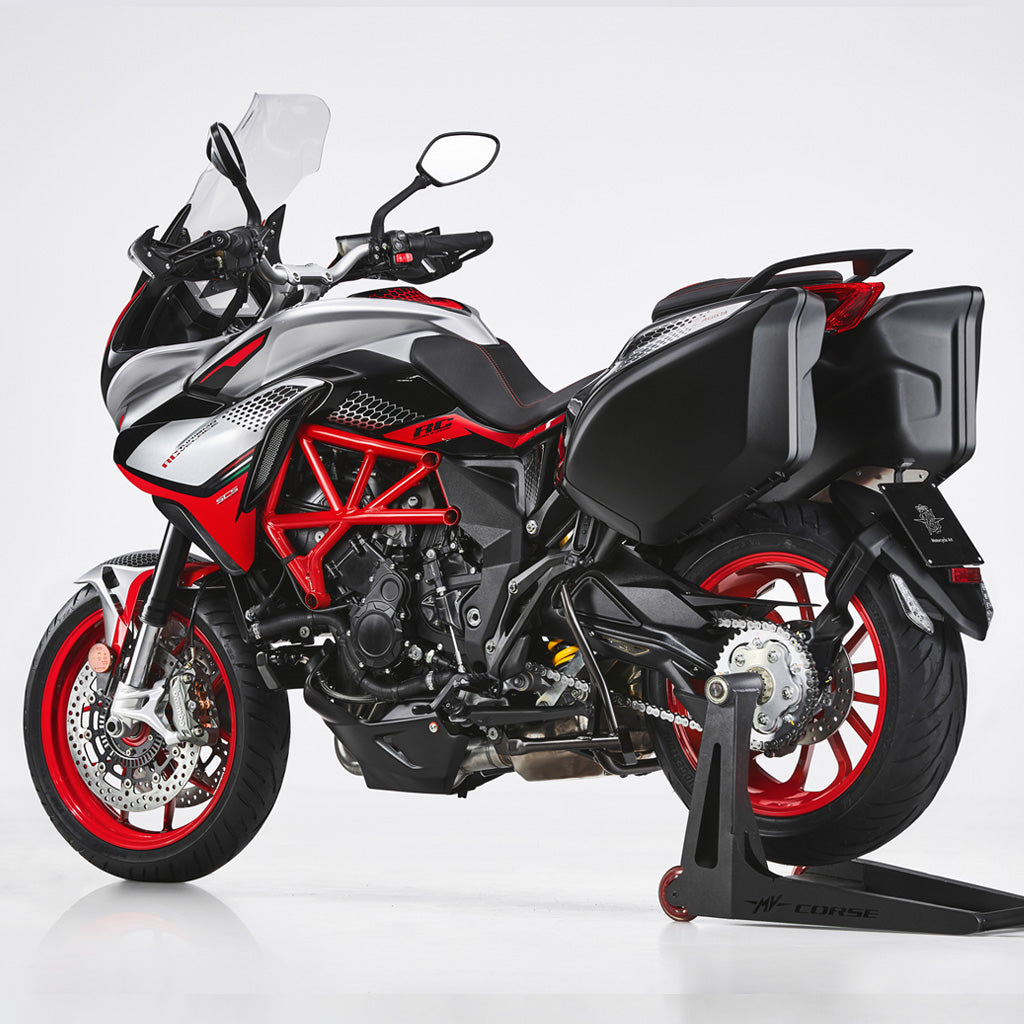 2021 MV Agusta Turismo Veloce Lusso SCS RC Ago Silver Glossy Black/Ago Red