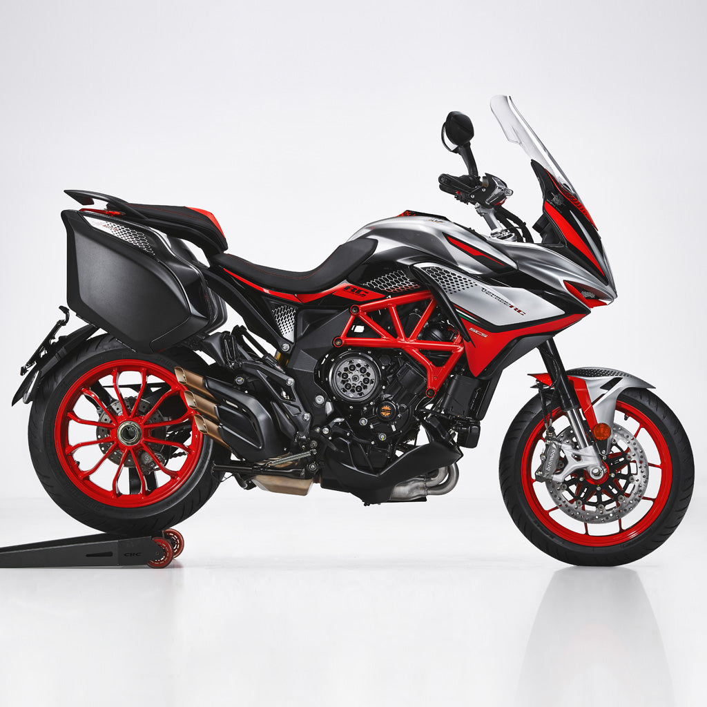 2021 MV Agusta Turismo Veloce Lusso SCS RC Ago Silver Glossy Black/Ago Red