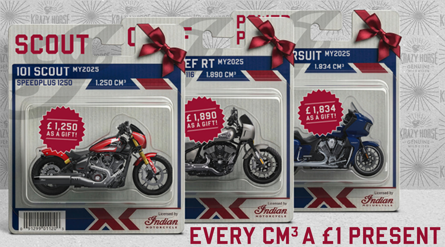 Indian Motorcycles are giving out presents for the 125th Anniversary!