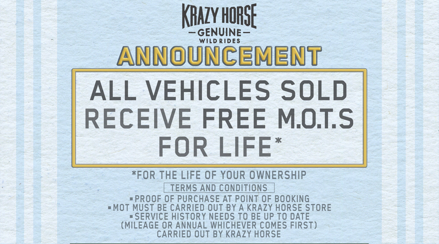 Free MOT Tests for Life*