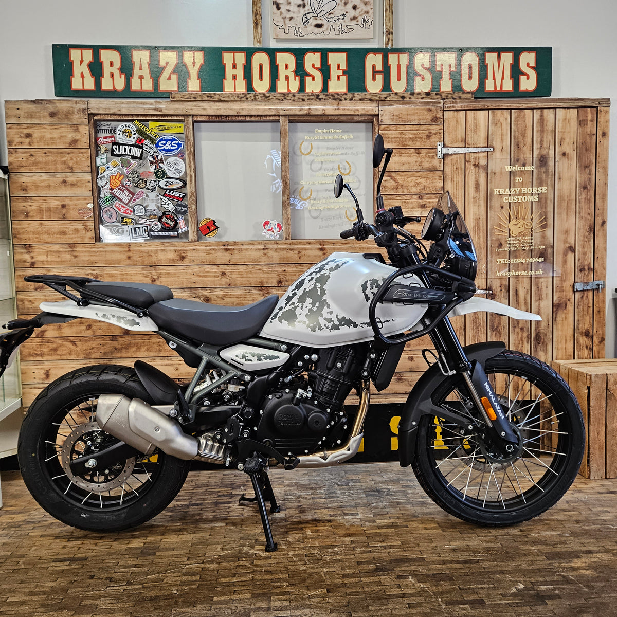 ROYAL ENFIELD HIMALAYAN 450 - Kamet White - PreRegistered