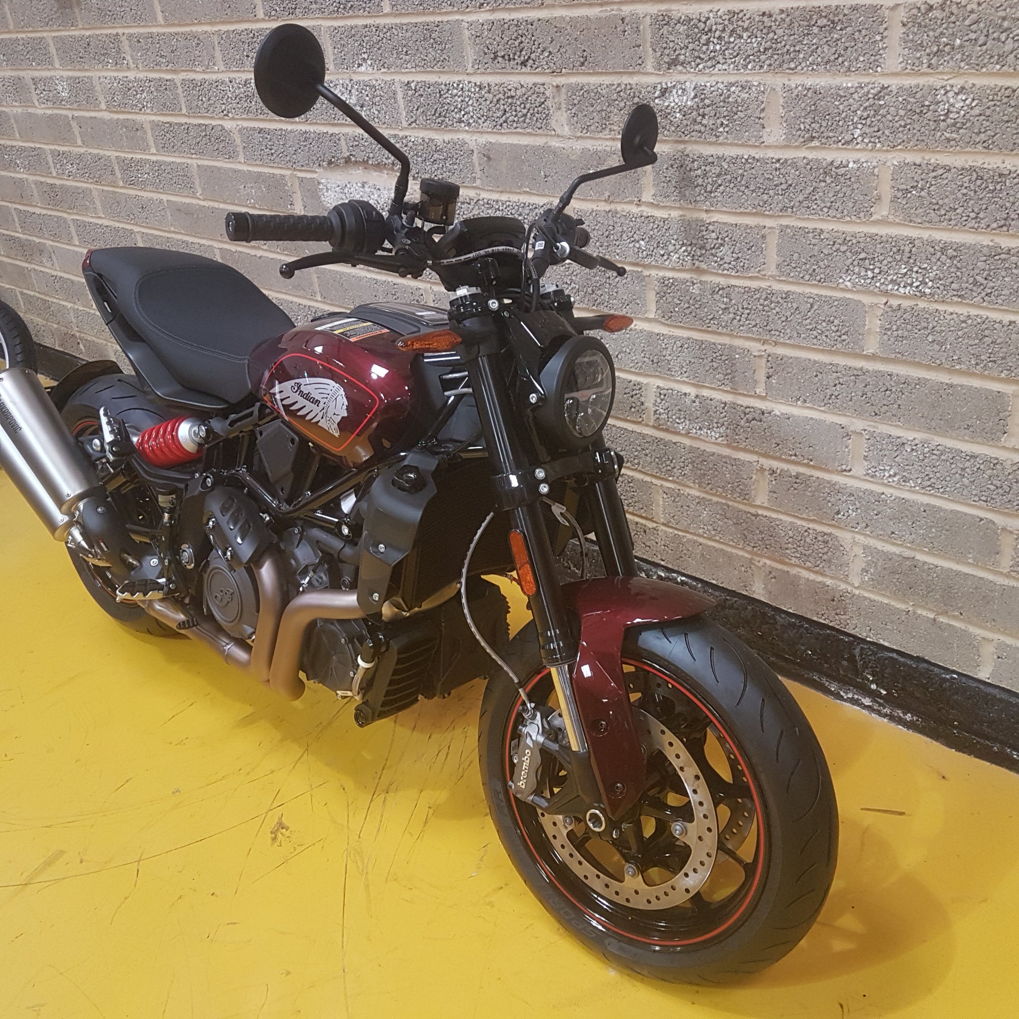 INDIAN FTR S - MAROON METALLIC