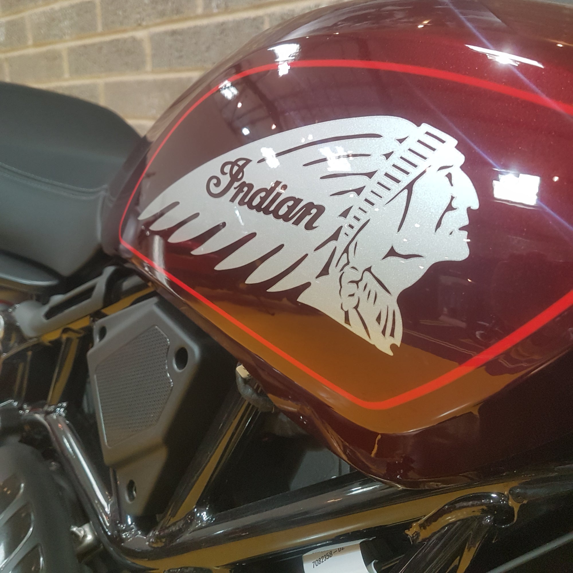 INDIAN FTR S - MAROON METALLIC