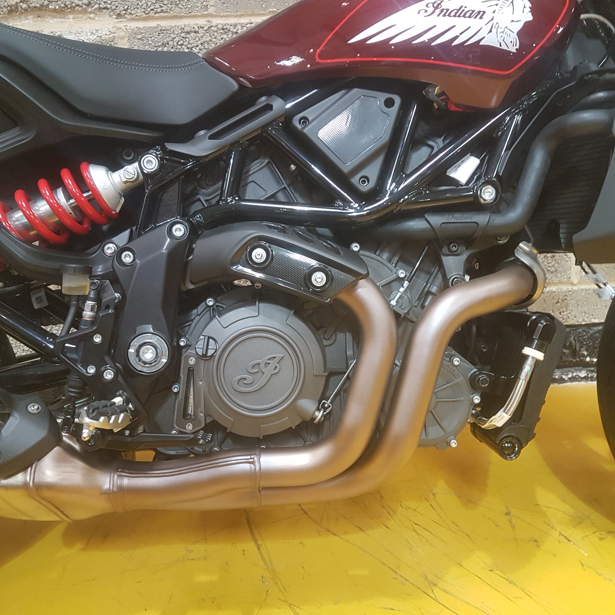 INDIAN FTR S - MAROON METALLIC