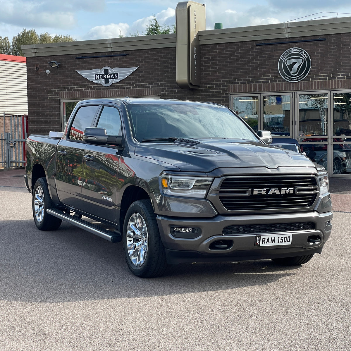 SOLD - 2023 RAM 1500 LARAMIE SPORT CREW CAB - GRANITE CRYSTAL WITH BLACK