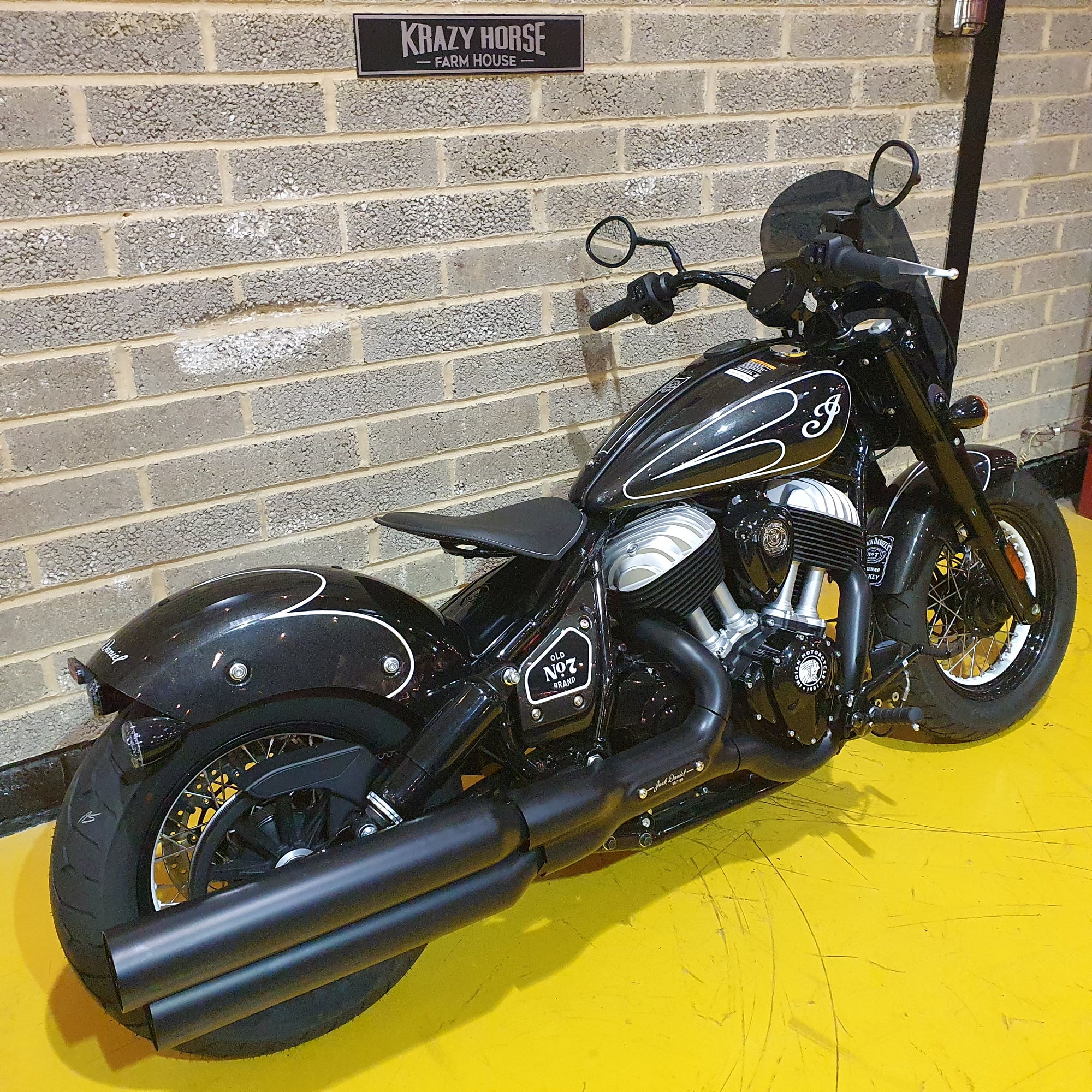 Jack Daniel’s Limited Edition Indian Chief Bobber Dark Horse