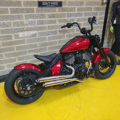 Indian Chief Bobber Dark Horse - Custom Candy Red