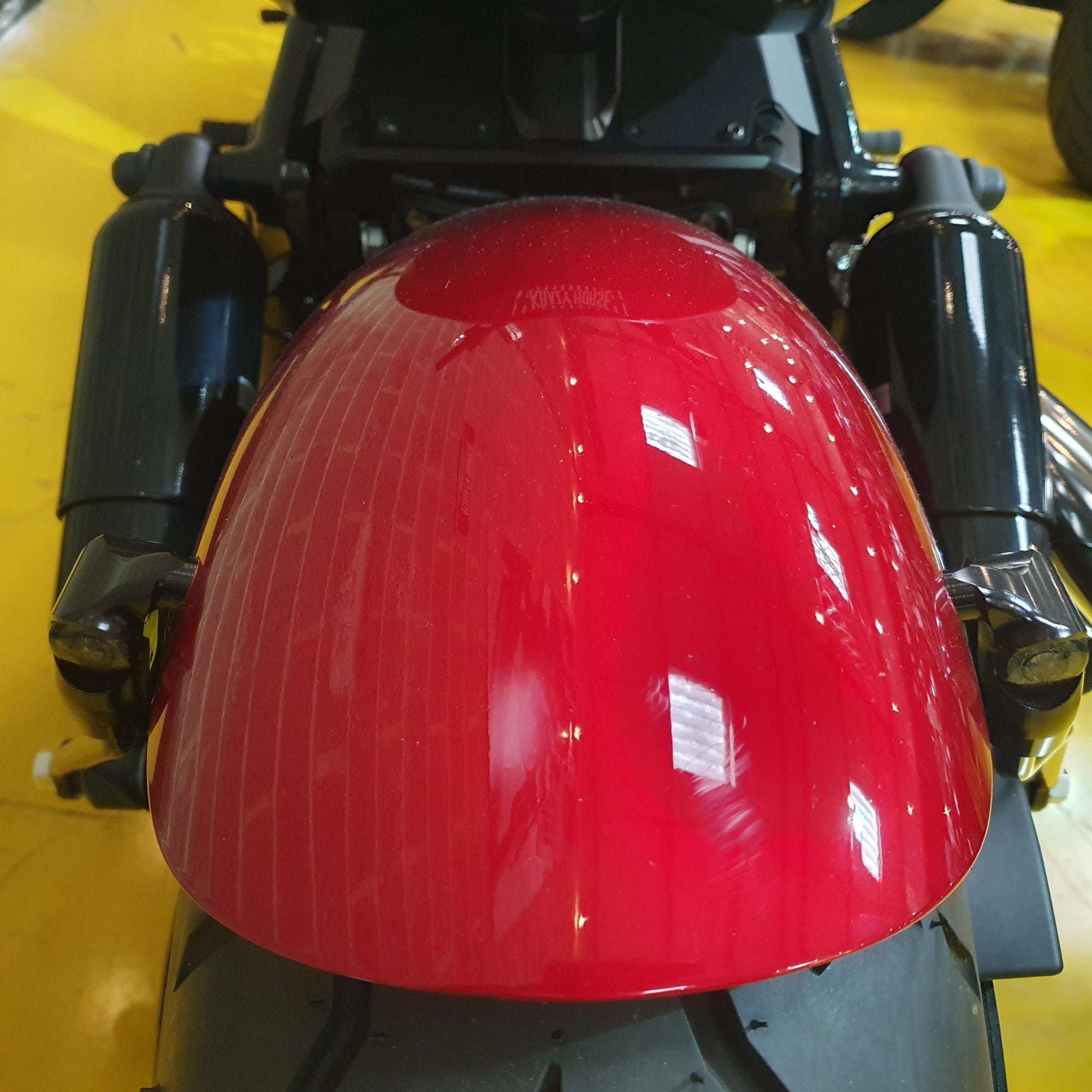 Indian Chief Bobber Dark Horse - Custom Candy Red