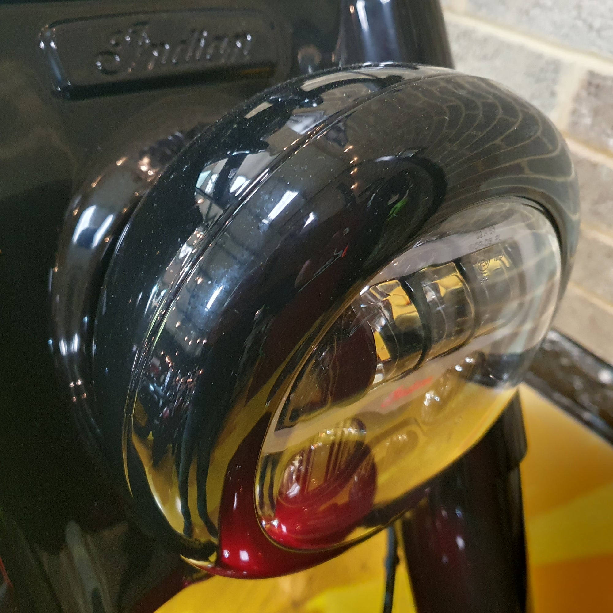 Indian Chief Bobber Dark Horse - Custom Candy Red