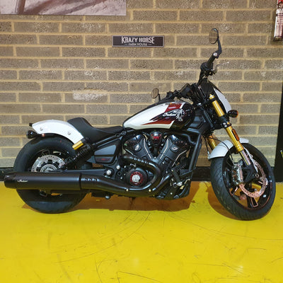 2025 Indian Scout 101 - Ghost White Metallic