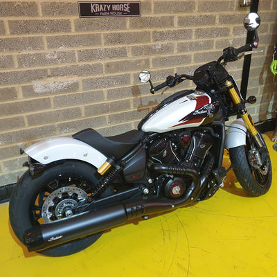 2025 Indian Scout 101 - Ghost White Metallic