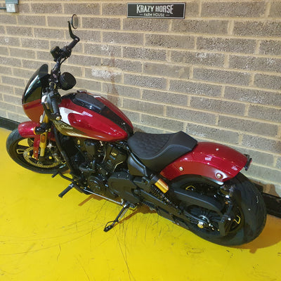 2025 Indian Scout 101 - Sunset Red Metallic