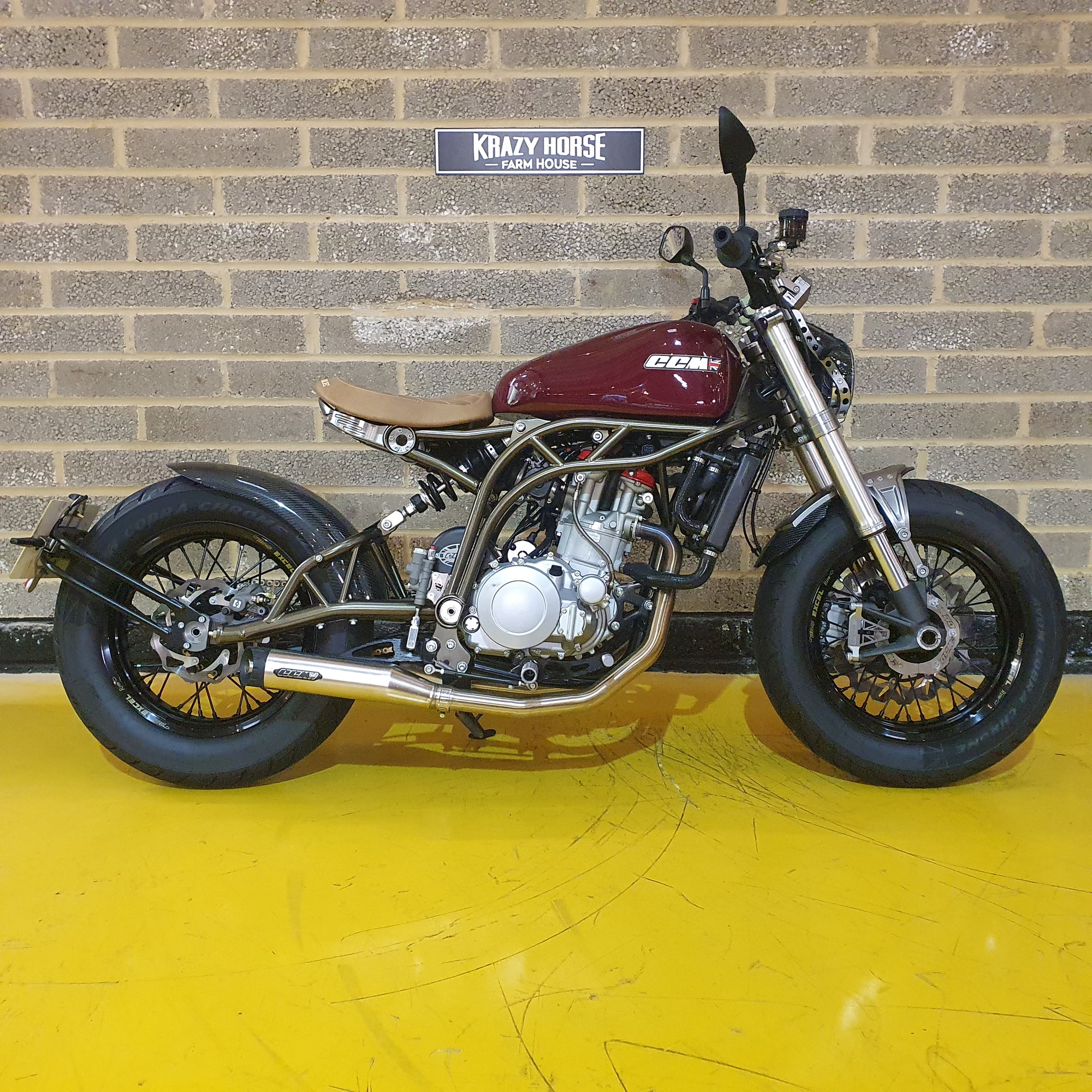 CCM Spitfire Bobber - Ox Blood Red - PreLoved