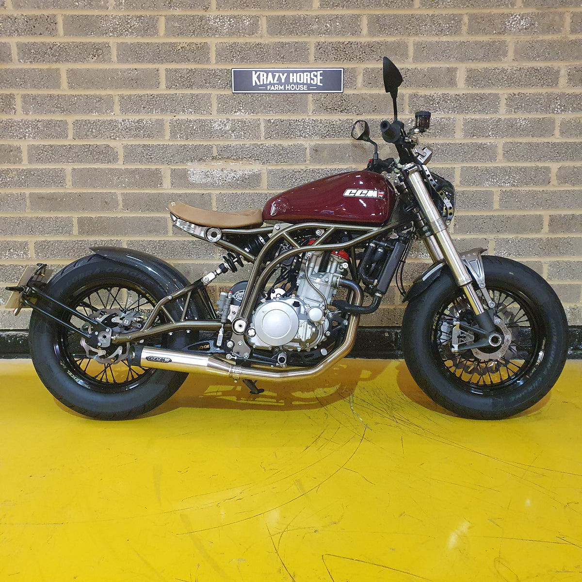 CCM Spitfire Bobber - Ox Blood Red - PreLoved