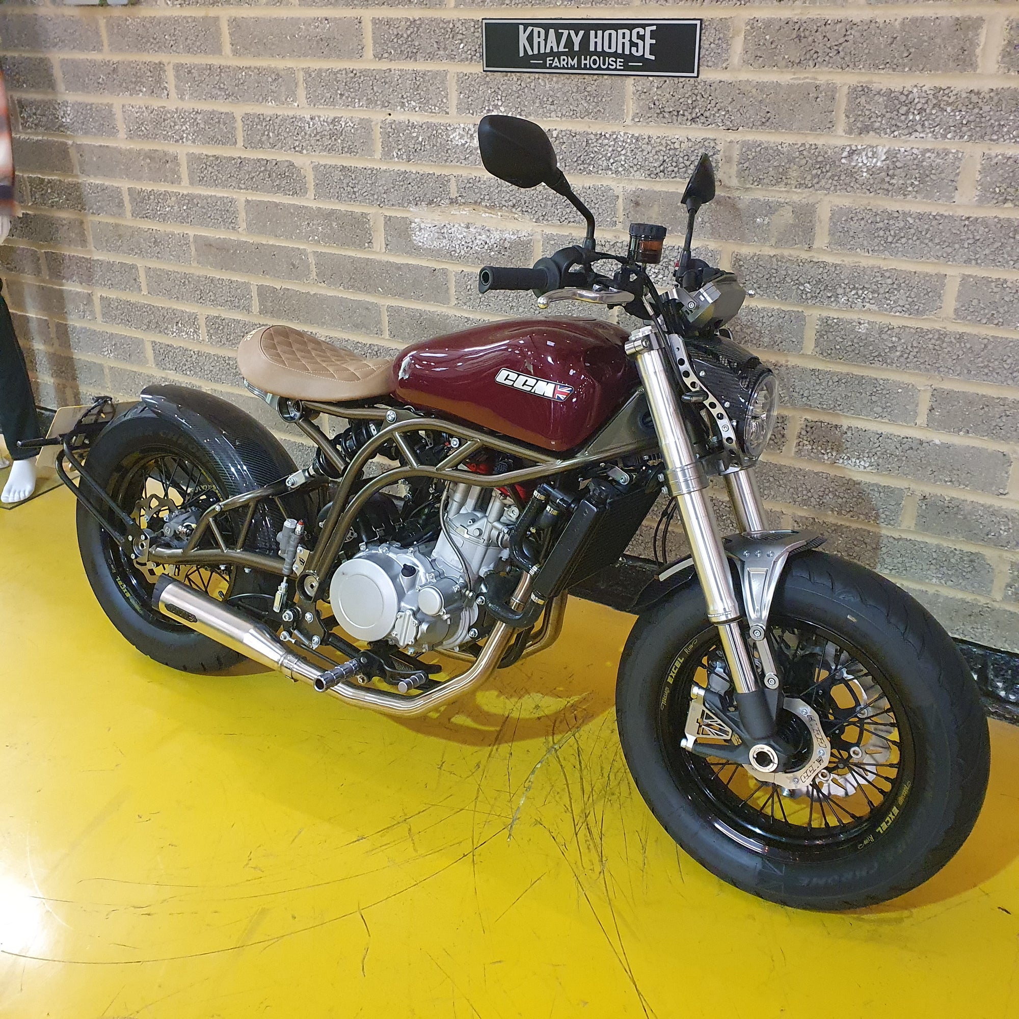 CCM Spitfire Bobber - Ox Blood Red - PreLoved