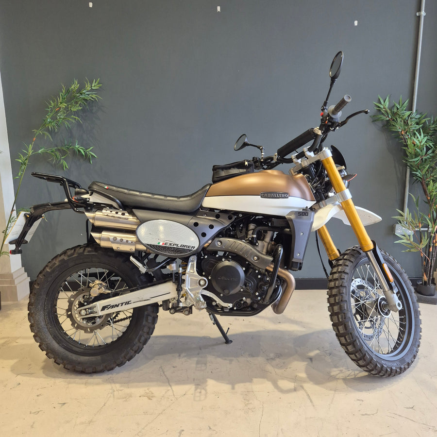 Fantic Caballero 500 Rally Explorer -  White/Bronze - PreLoved 