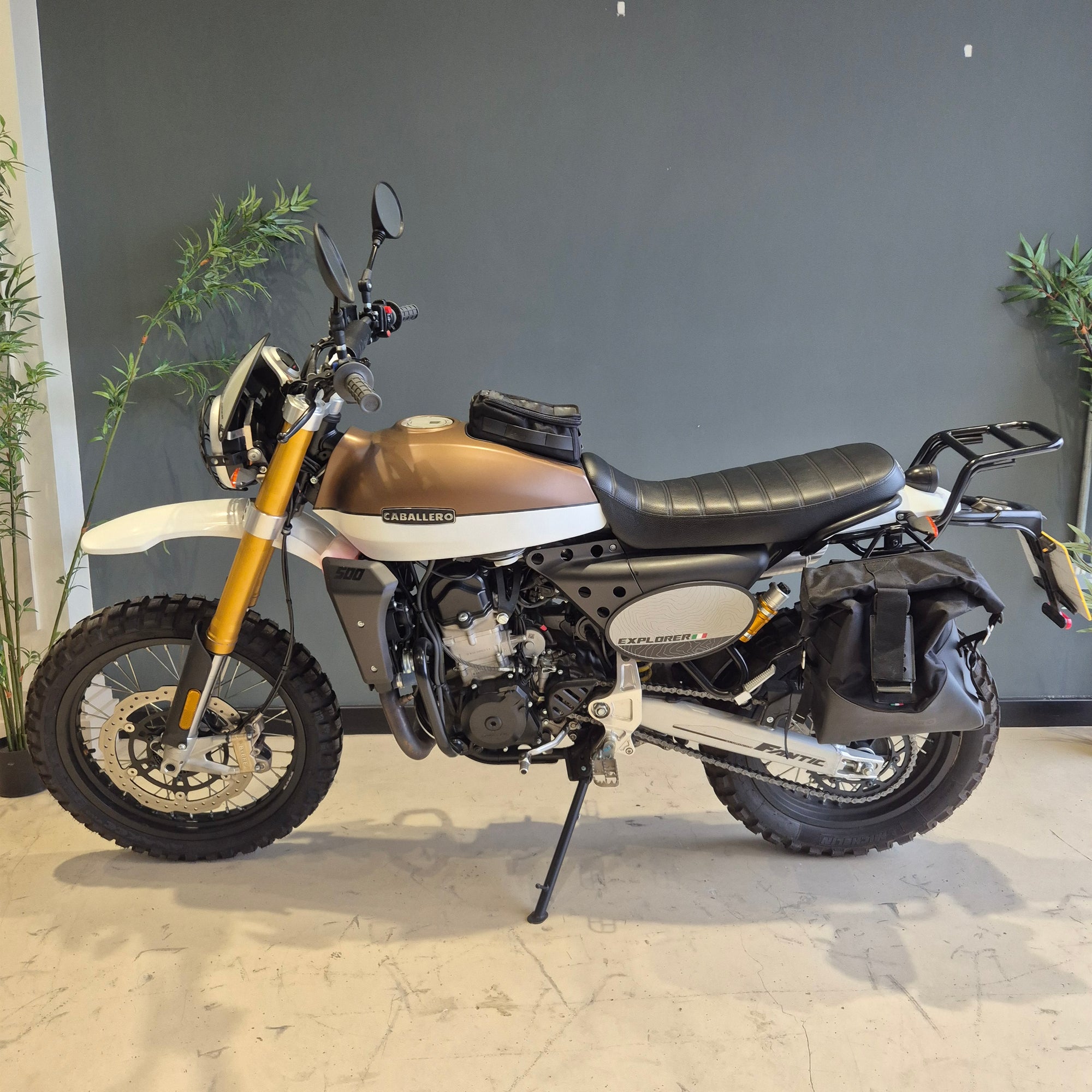 Fantic Caballero 500 Rally Explorer -  White/Bronze - PreLoved